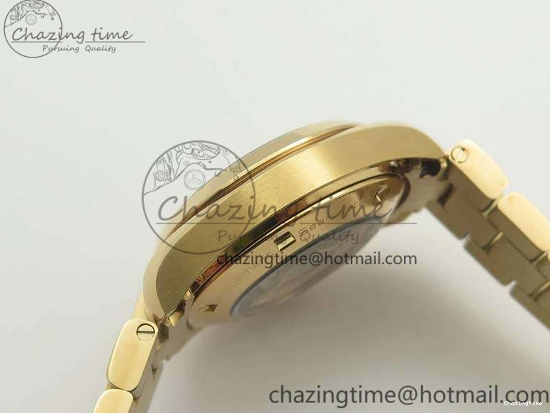 0209 Bright Aqua Terra Ladies 35mm RG V6F Best Edition Brown Dial On RG Bracelet A 8101